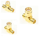 Maxbell 18 Pieces SMA Connector Male Female Plug Antenna Converter Adapter Coax Set