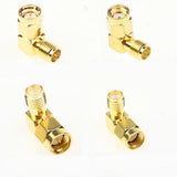 Maxbell 18 Pieces SMA Connector Male Female Plug Antenna Converter Adapter Coax Set