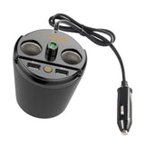 Maxbell Cup Shaped Car FM  Transceiver Music Player Wireless Receiver