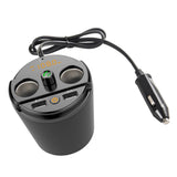 Maxbell Cup Shaped Car FM  Transceiver Music Player Wireless Receiver