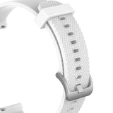 Maxbell Rubber Watch Wristband Strap Replacement for Ticwacth C2 Rose Gold White