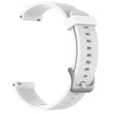 Maxbell Rubber Watch Wristband Strap Replacement for Ticwacth C2 Rose Gold White