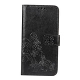 Maxbell Leather Phone Protective Flip Case with Card Slots for iPhone XR Black