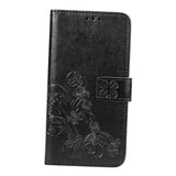 Maxbell Leather Phone Protective Flip Case with Card Slots for iPhone XR Black
