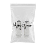 Maxbell 2 Pieces Mini 3Pin XLR Female Plug 5mm Tail Hole Microphone Cable Connectors