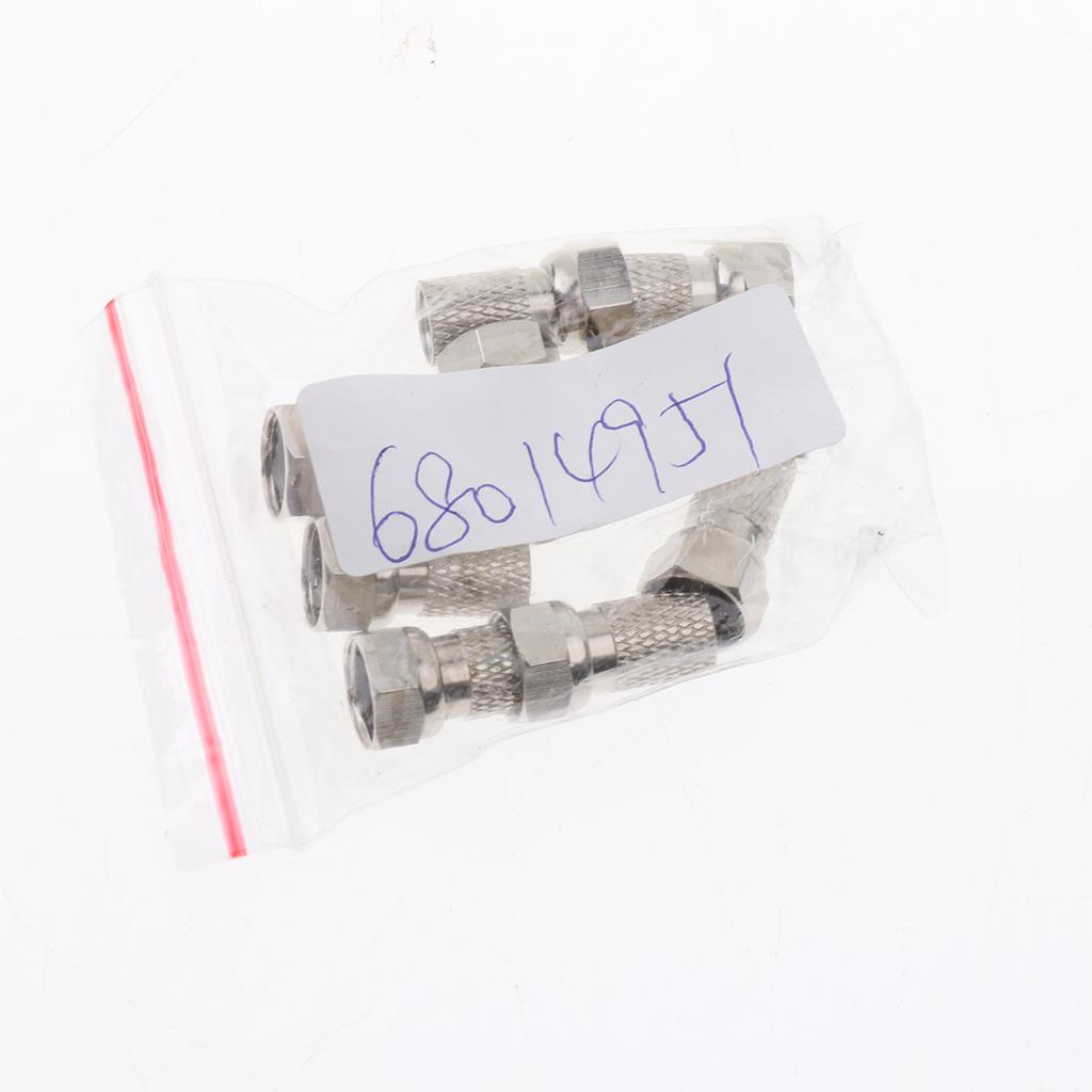 Maxbell Metric Copper F Head Female Thread Connector, Self-tightening 75-5 RG60