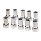 Maxbell Metric Copper F Head Female Thread Connector, Self-tightening 75-5 RG60