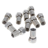 Maxbell Metric Copper F Head Female Thread Connector, Self-tightening 75-5 RG60