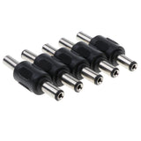 Maxbell Plastic+Nickel Audio Video RCA Male to Male Adapter Coupler Connector