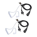 Max 2Pin PPT Mic Covert Acoustic Tube Earpiece Headset for Midland Two Way Radio