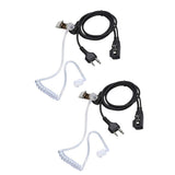 Max 2Pin PPT Mic Covert Acoustic Tube Earpiece Headset for Midland Two Way Radio