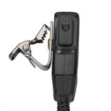Max 2Pin PPT Mic Covert Acoustic Tube Earpiece Headset for Midland Two Way Radio