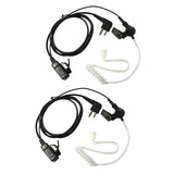 Max 2Pin PPT Covert Acoustic Tube Earpiece Headset for Motorola Two Way Radio