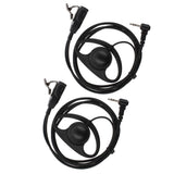 Max D Shape Earpiece Headset PTT for Motorola COBRA Two Way Radio Walkie Talkie