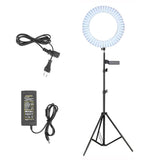 Maxbell 14inch Dimmable LED Ring Light Camera Fill Light with Tripod and Phone Clip