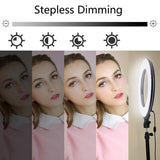 Maxbell Adjustable 14in LED Ring Light Video Photography Camera Fill Lamp Stand