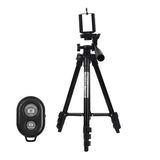Maxbell Tripod Camera With Bluetooth Remote Phone Holder Mount Stand Universal-Black