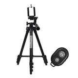Maxbell Tripod Camera With Bluetooth Remote Phone Holder Mount Stand Universal-Black