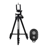 Maxbell Tripod Camera With Bluetooth Remote Phone Holder Mount Stand Universal-Black