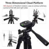 Maxbell Tripod Camera With Bluetooth Remote Phone Holder Mount Stand Universal-Black