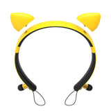 Maxbell Wireless Bluetooth Stereo Headset Cute Headphone with/Microphone Yellow