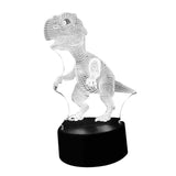 Maxbell 7 Colors Dinosaur Touch 3D LED Lamp Animal Night Light Gift for Kids