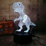 Maxbell 7 Colors Dinosaur Touch 3D LED Lamp Animal Night Light Gift for Kids