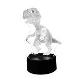 Maxbell 7 Colors Dinosaur Touch 3D LED Lamp Animal Night Light Gift for Kids