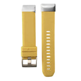 Maxbell 22mm Quick-release Replacement Silicone Strap for Garmin fenix5 935 Yellow