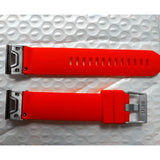 Maxbell 22mm Quick-release Replacement Silicone Strap for Garmin fenix5 935 Red