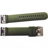Maxbell 22mm Quick-release Replacement Silicone Strap for Garmin fenix5 935 Green