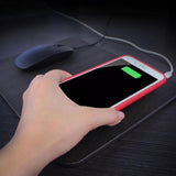 Maxbell Wireless Fast Charger Mouse Pad QI Charging Mat for Samsung Galaxy