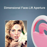 Maxbell Portable USB Charge LED Selfie Ring Light Phone Enhancing Light - Pink