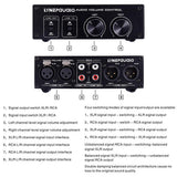 Max 2 Input and 2 Output Front Volume Adjustment Controller, Dual Audio Source