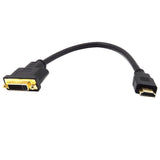 Maxbell HDTV to DVI-I 24+1 Cable M/F Male- Female Video Adapter Cord for PC Type B