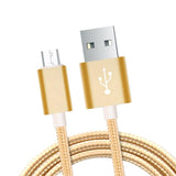 Maxbell Heavy Duty USB Charger Charging Lead Data Cable 2M for Android Golden
