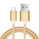 Maxbell Heavy Duty USB Charger Charging Lead Data Cable 2M for Android Golden