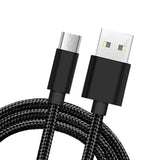 Maxbell Heavy Duty USB Charger Charging Lead Data Cable 2M for Android Black