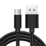 Maxbell Heavy Duty USB Charger Charging Lead Data Cable 2M for Android Black