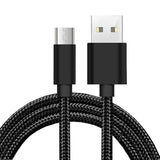 Maxbell Heavy Duty USB Charger Charging Lead Data Cable 2M for Android Black