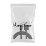 Maxbell Heavy Duty USB Charger Charging Lead Data Cable 2M for Android Black