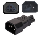 Maxbell IEC320 C14 To C5 Pdu UPS Plug Female Power Adapter Converter