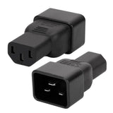 Maxbell IEC 320 C20 3-Pin Male To C13 Female Plug Power Supply Converter Adapter