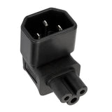 Maxbell IEC320-C14 to C5 Angle AC Adapter Electrical Socket Converter Plug