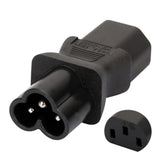 Maxbell IEC 320 C13 to IEC C6,IEC 3Pin female to 3Pin male power adapter C13 to c6