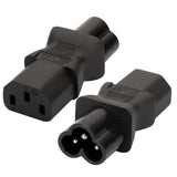 Maxbell IEC 320 C13 to IEC C6,IEC 3Pin female to 3Pin male power adapter C13 to c6