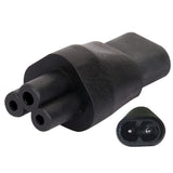 Maxbell 1 x C5 to C8 Adapter, IEC 320 C5 to C8 Power Adapter, AC Power Adpter