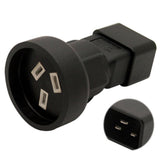 Maxbell UPS PDU Power Cord Lead IEC 320 C20 to SAA Au Female Extension Adapter