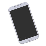 Maxbell LCD Touch Screen Replacement Parts with Frame for Samsung S4 White