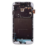 Maxbell LCD Touch Screen Replacement Parts with Frame for Samsung S4 White